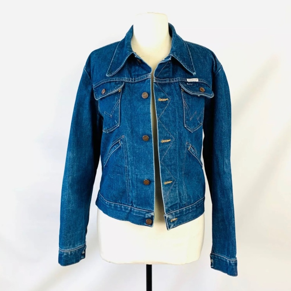 1970’s 70s Wrangler Denim Jean Jacket vintage